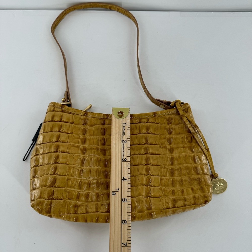 Brahmin Anytime Crocodile Embossed Mini Melbourne Shoulder Bag - Picture 7 of 9